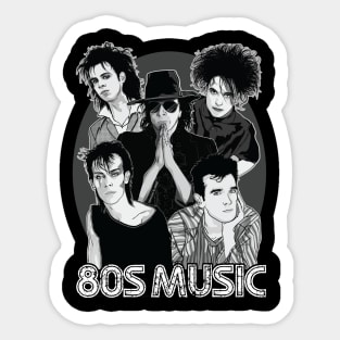 80s music Sticker